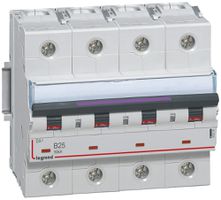 Fehlerstrom-/Leitungsschutzschalter Legrand B 4P 20A 6000A 30mA Typ A