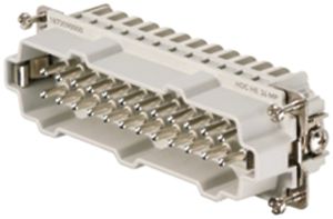 Insert mâle Weidmüller HDC HE 500V 16A 24L PUSH IN grd.8