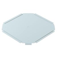 Deckel BET RKD zu Kreuzstück 200mm Stahl bandverzinkt Zink-Aluminium