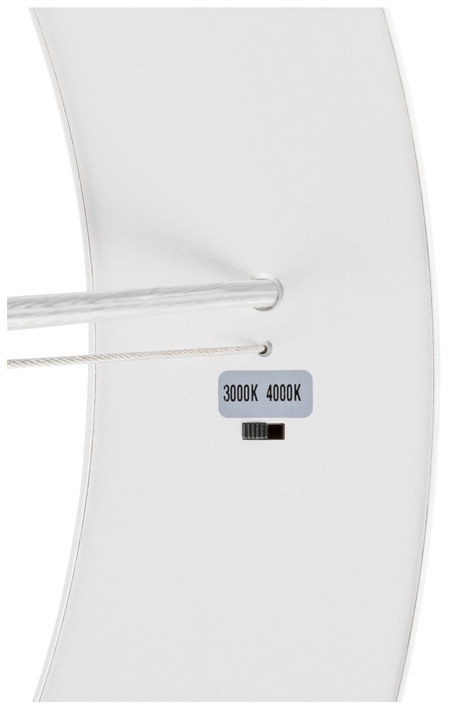 LED-Pendelleuchte SLV MEDO RING 60 26W 3750lm 930/940 DALI Ø600mm weiss