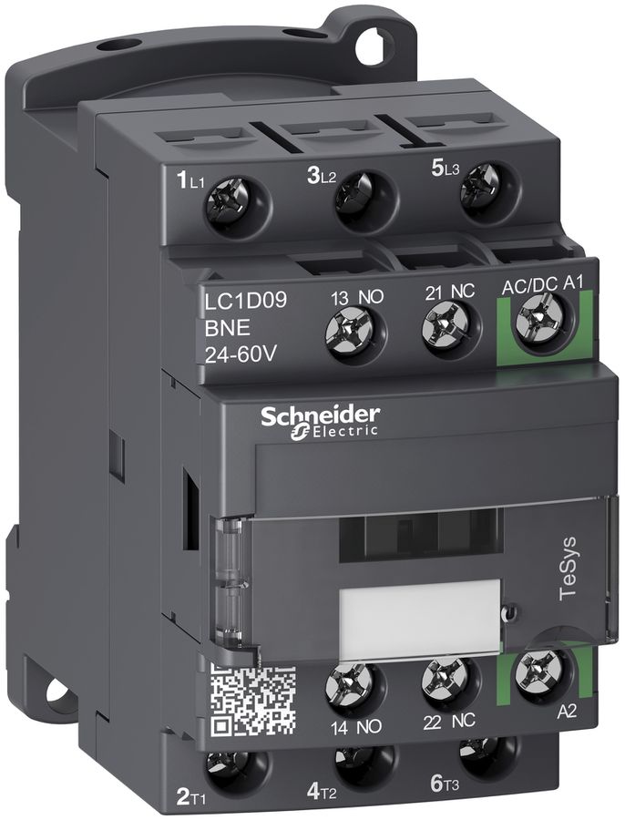 Schütz Schneider Electric TeSys D 3L AC3 440V 9A 24…60VAC/DC