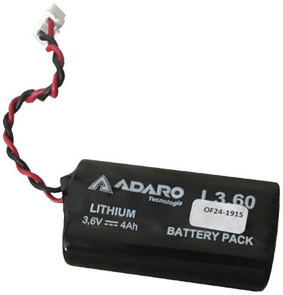 Accu Lumatec 3.6V 4000mAh ioni di litio 67×38×19mm