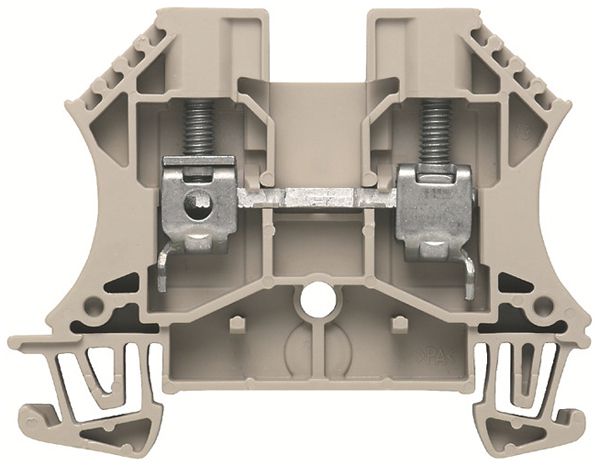 Borne de passage WM WDU 6 HV connexion à vis 6mm² TS35 be