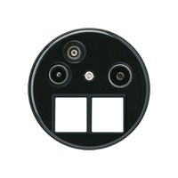 Presa d'antenna TV-R-Dati basico HMS A 2GHz 11db nero