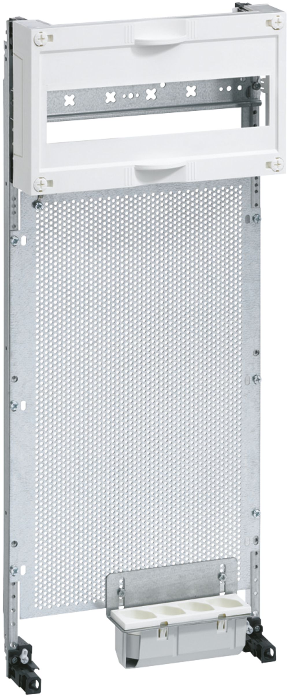 Travée média Hager univers pour ENC 4-rangées 1 rangée modulaire 250×600mm