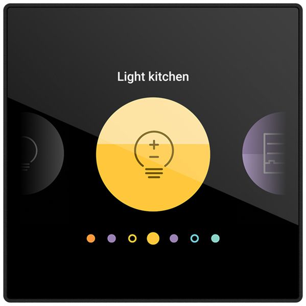 SmartHome-Bediengerät Niko NHC 3.6” 83×83×11.5mm