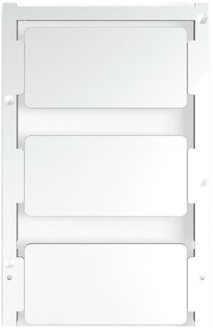 Gerätemarkierer Weidmüller MultiCard CC selbstklebend 30×60mm PA66 silber