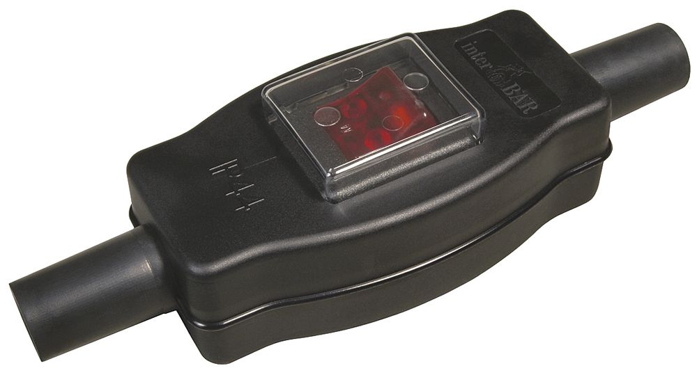 Interruttore intermedio a cavo ELBRO, 16(4)A, 250VAC, 2 poli, IP44, nero