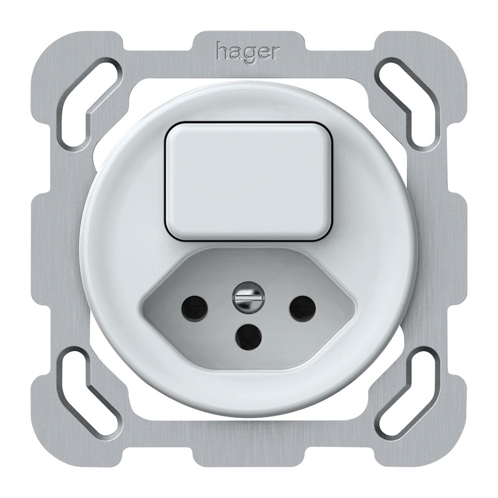 UP-Kombination origin Sch 6 + 1×Typ 13 77×77mm weiss