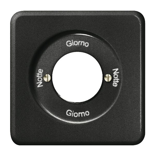 Kit front. Notte-Giorno-Notte-Giorno pour interr.rot.à clé noir