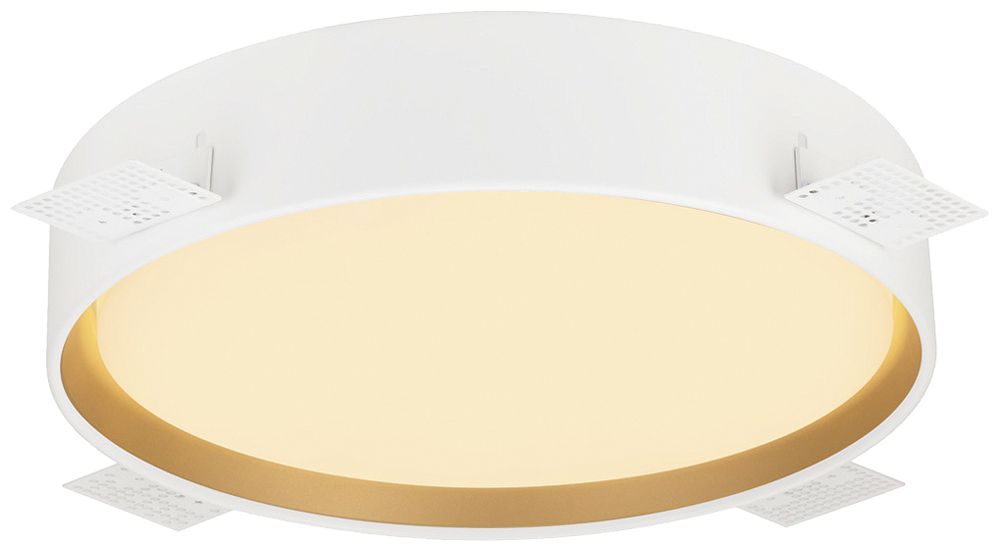 Cadre d'encastrement SLV DECONA aluminium Ø313×75mm blanc