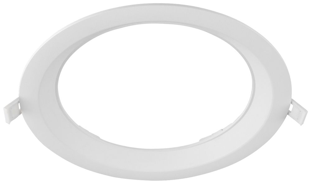 Cadre d'encastrement SLV DOWNLIGHT200 matière synthétique Ø226mm blanc