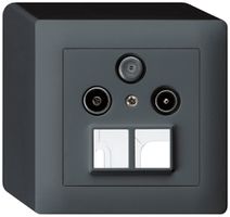 AP-Antennendose R/TV/SAT HMS kallysto anthrazit