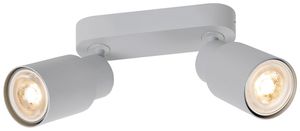 Spot SLV PURI 2.0 Tube CW GU10 2×6W DIM 150×42×138mm grau