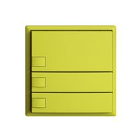 UP-Taster KNX 3-fach EDIZIOdue lemon RGB ohne LED