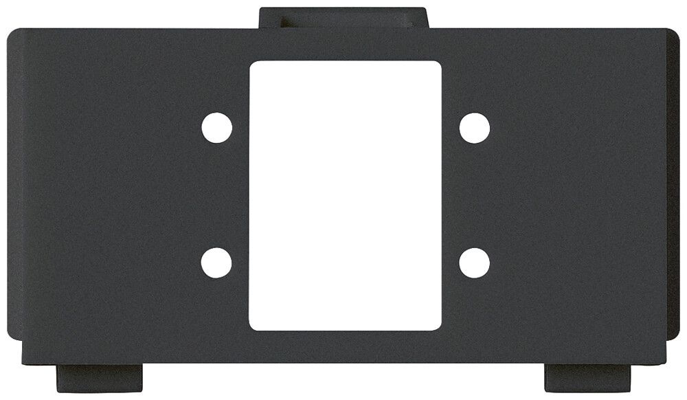 Modulo multimedia M3 FO vuoto per 2 E2000 compact kallysto nero
