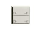 Frontset ON-OFF Dimmer 2K/2T ZEP EDIZIOdue hellgrau