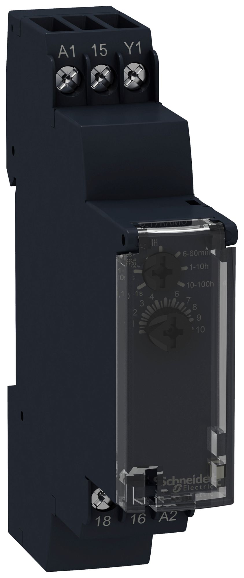 Zeitrelais RE17R 0.1…360000s 24…240V 24V 8A