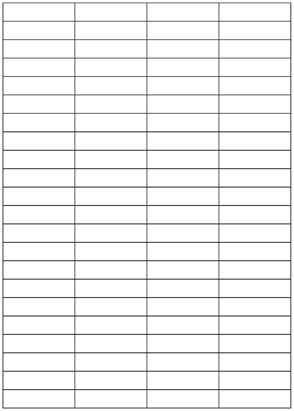 Foglio di etichette A4 Dätwyler per Keystone, 88 etichette 47×12mm