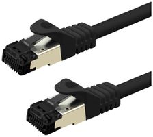 Patchkabel RJ45 VALUE CAT8.1 S/FTP AWG26 1:1 LSZH schwarz 1m