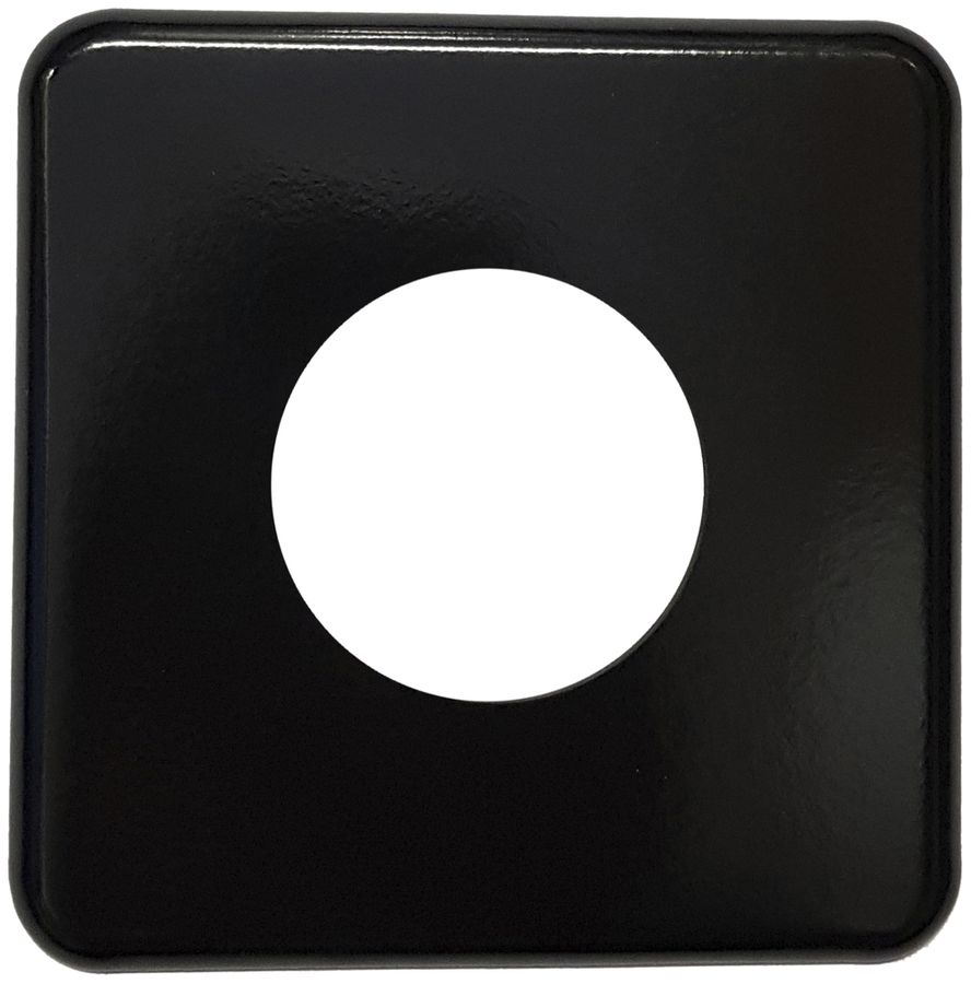 Abdeckplatte II 45mm schwarz