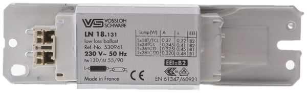 Ballast électromagnétique MH 1×18/26W, T8, TC-D