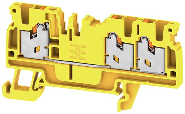 Borne de passage joignable WM S3C 2.5mm² 24A 800V ressort 3×1 DIN35 jn