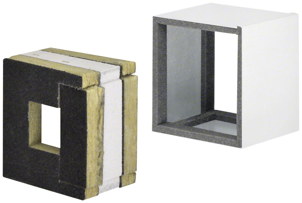 Anpassstück tehalit FWK 90 E60/30 50×60mm, verkehrsweiss