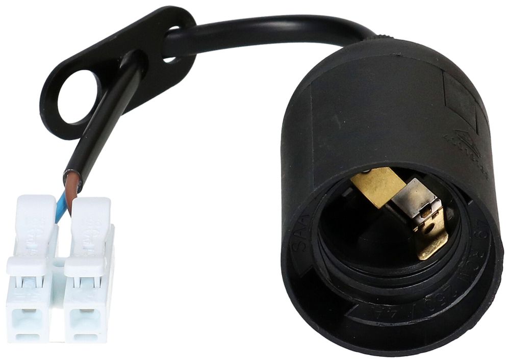 Portalampada da cantiere MH BUILD elemento di raccordo e E27 mater.sintetico ne