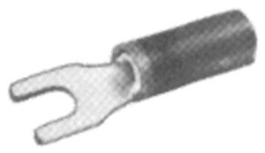 Cosse à sertir PLASTI-GRIP fourche M4 2.5mm² PVC bl