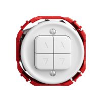 Storentaster STANDARDdue SNAPFIX® 10A 250V 4 Tasten 2 Kanäle ws