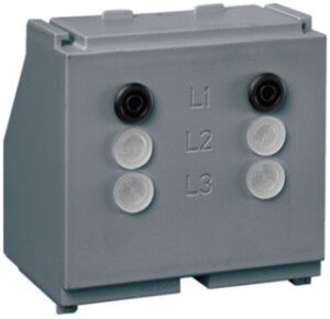 Halterung Hager FV+ Montagesatz 1P für steckbare Messgeräte