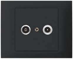 EB-Antennendose kallysto R-TV Bauart T mit EB-Dose G3 10.5dB 2GHz schwarz