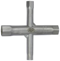 Sechskant-Kreuzschlüssel 10, 13, 17, 19mm