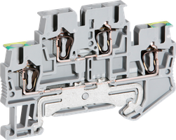 Borne de passage 0.08…4mm² gris 4mm² gris STTB 2.5-PE/L