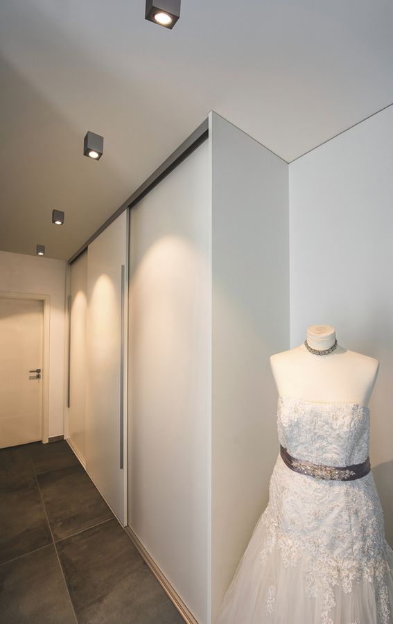 Deckenleuchte SLV TRILEDO SINGLE CL GU10 10W 85×85×95mm Al gebürstet