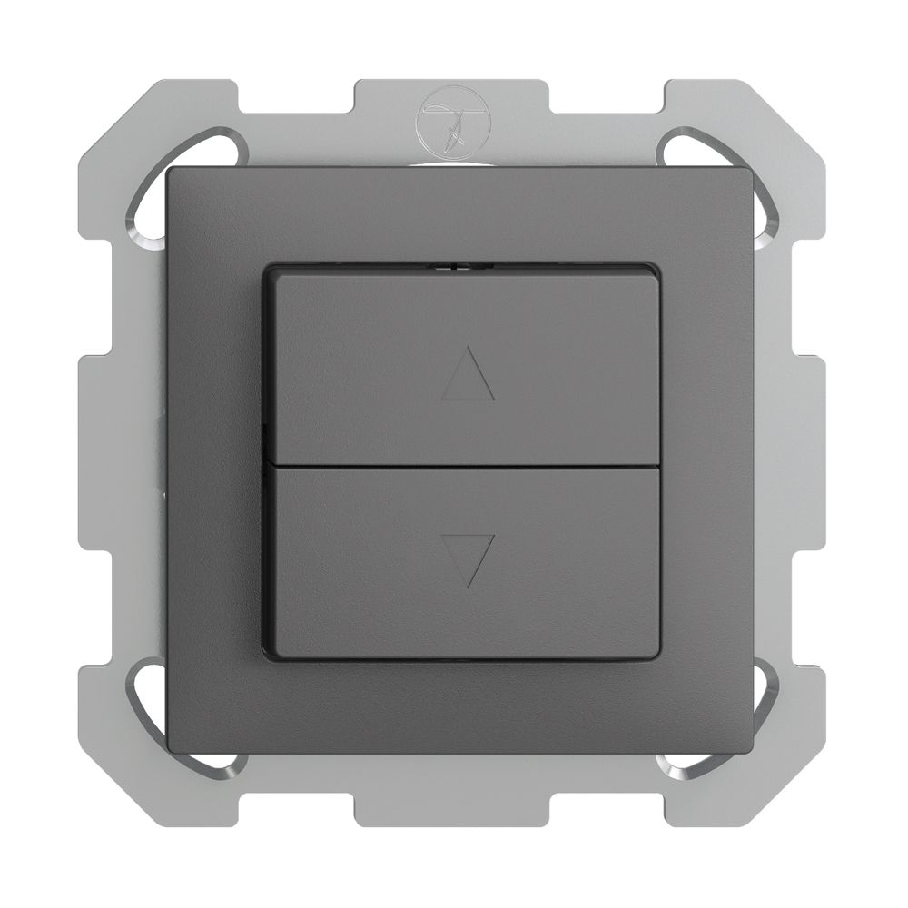 UP-Storentaster EDIZIOdue FM dunkelgrau 1-Kanal