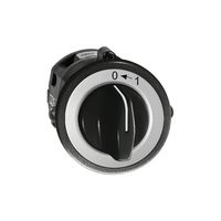 UP-Schwenktaster 0<-1/2P schwarz mit Drehgriff