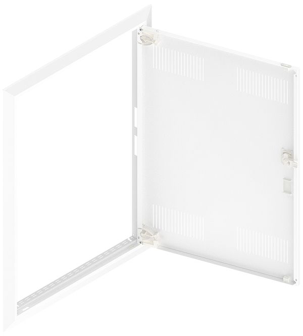Tür geschlitzt mit Blendrahmen SE Pragma weiss für 2Felder/5Reihen