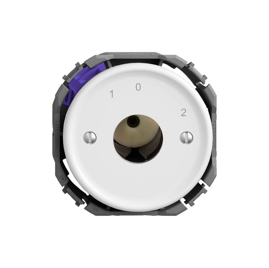 Interrupteur à clé STANDARDdue pour KABA 1514 a.1×retrait 3P 1-0-2 p=77mm bc