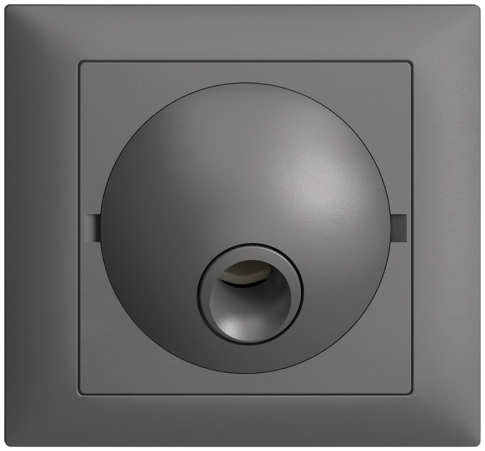 EB-Anschlussdose EDIZIOdue dunkelgrau, ohne Klemmeneinsatz