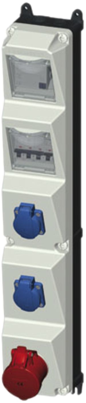 Stromverteiler Amaxx 40A 1×FI 3×LS 3×T23