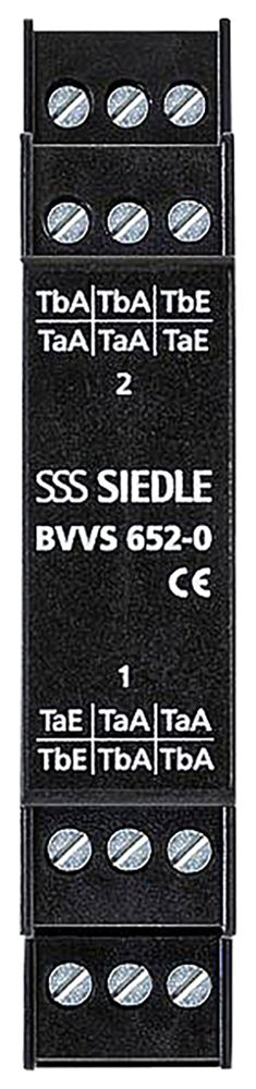 Distributeur vidéo bus Siedle, symétrique, avec 2 sorties