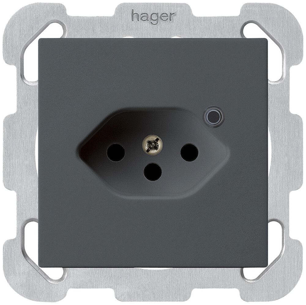 Presa INC Hager kallysto 1×T13 illuminato B antracite