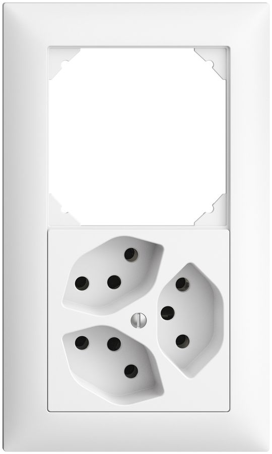 Combinaison ENC vide+3×T13 EDIZIOdue blanc