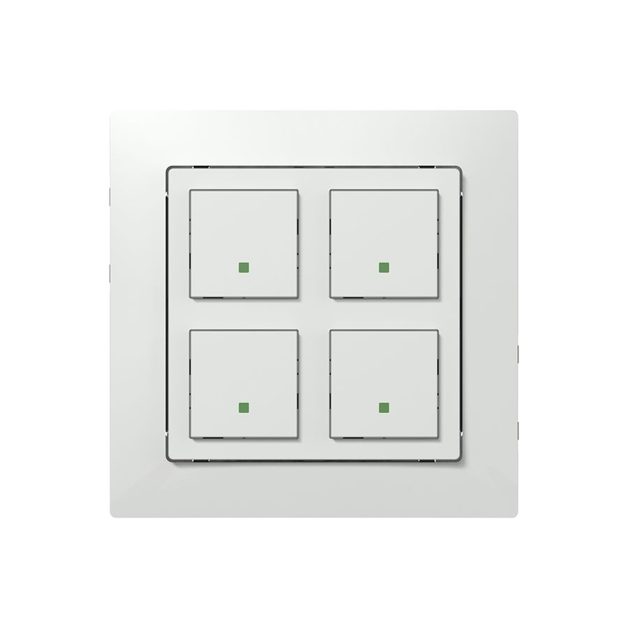 Senseur/variateur 2/1×SIDUS E free@home wireless, blanc brillant