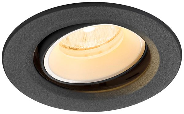 Downlight LED SLV NUMINOS MOVE XS 6.9W 950lm 3000K NB DALI Ø80×53 noir/blanc