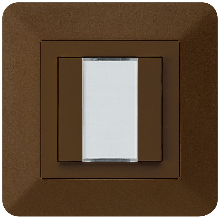 Tasto INC kallysto.trend KNX 2×s/e-link marrone
