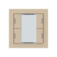 Poussoir ENC kallysto A KNX 4× LED RGB s/e-link beige