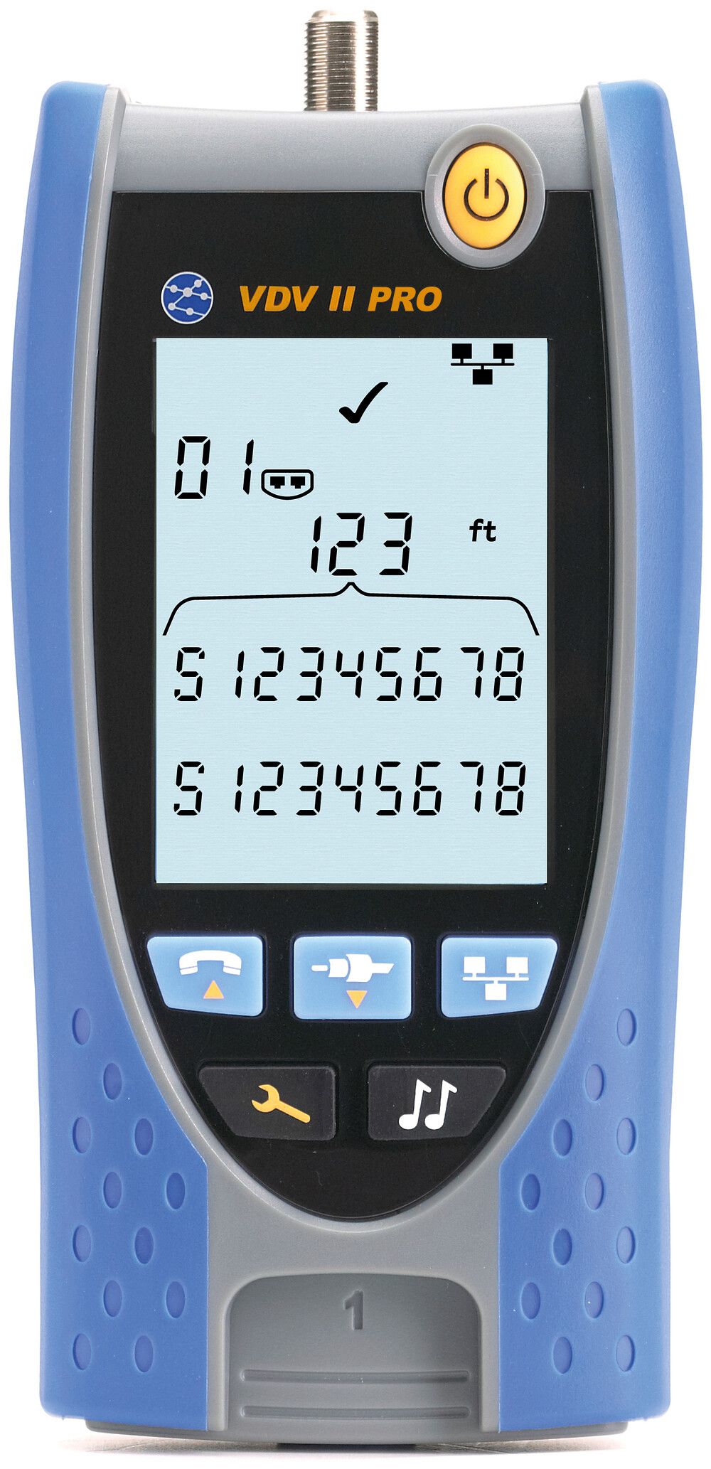 Multimedia-Kabeltester VDV II Pro RJ11/RJ12/RJ45/F-Anschluss
